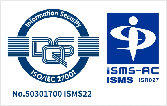 ISO/IEC 27001（ISMS）認証マーク　No.50301700 ISMS22